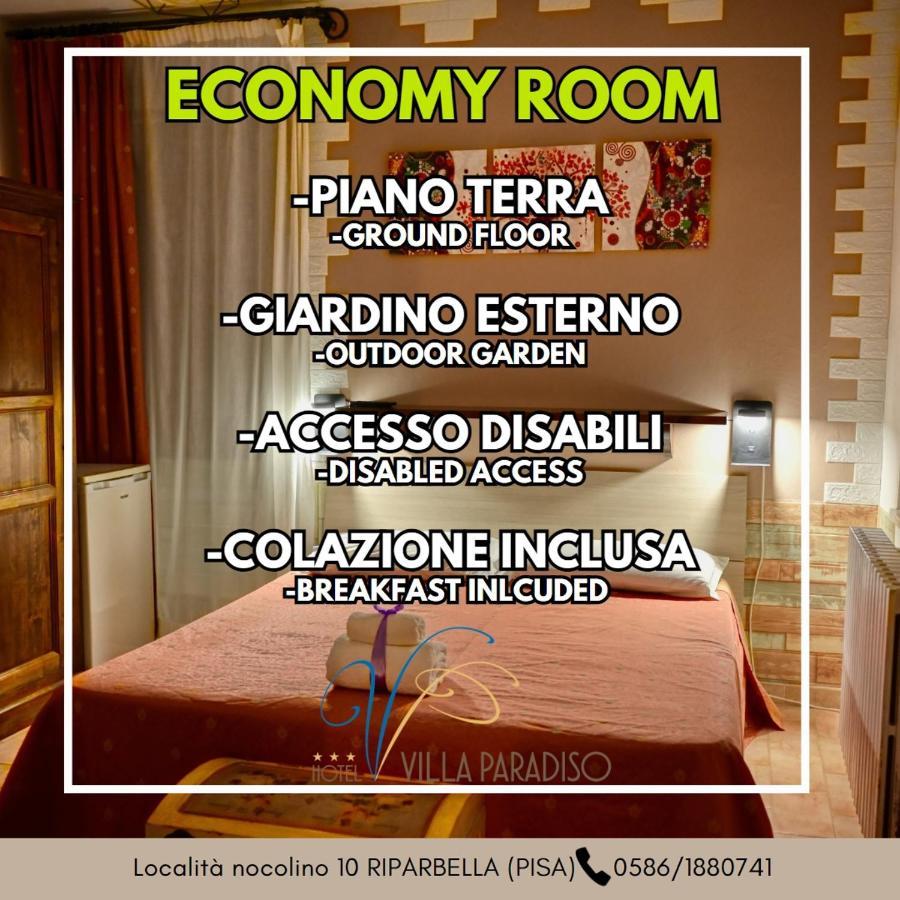 Hotel Villa Paradiso Riparbella Exteriör bild